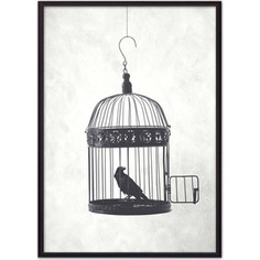 Постер в рамке Дом Корлеоне Птица в клетке 40x60 см