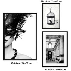 Набор из 3-х постеров Дом Корлеоне Коллаж Fashion №68 30х40 см 1 шт., 40х60 см 1 шт., 50х70 см 1шт.