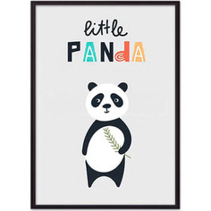 Постер в рамке Дом Корлеоне Панда Little panda 40x60 см
