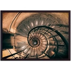 Постер в рамке Дом Корлеоне Закрученная лестница 40x60 см