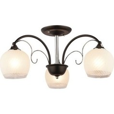 Люстра потолочная Imex MD.0712-3-S BK+CH 3*60Вт Е27
