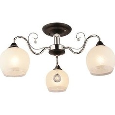 Люстра потолочная Imex MD.0654-3-S CH+BK 3*60Вт Е27