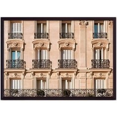 Постер в рамке Дом Корлеоне Окна Парижа 21x30 см