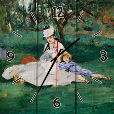 Настенные часы Дом Корлеоне Семья Моне 40x40 см