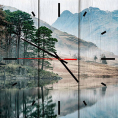 Настенные часы Дом Корлеоне Озеро 40x40 см