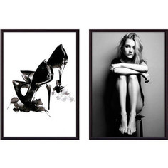 Набор из 2-х постеров Дом Корлеоне Коллаж Fashion №28 30х40 см 2 шт.