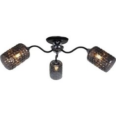 Люстра потолочная Imex MD.3596-3-S BK+CH 3*60Вт E27