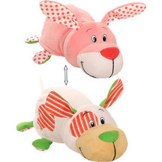 Мягкая игрушка 1Toy Вывернушка Ням-Ням Щеночек с ароматом мятной жвачки-Зайчонок с ароматом фруктовой жвачки Т13920