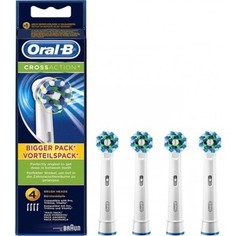 Насадка для электрических зубных щеток Braun ORAL-B CrossAction EB50-4 4шт