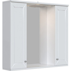 Зеркальный шкаф Sanstar Бриз 80 белый (15.1-2.4.1.)