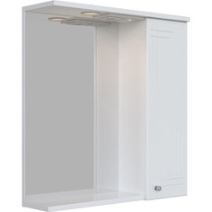 Зеркальный шкаф Sanstar Июнь 60 П белый (5.1-2.4.1.)