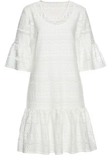 Кружевное платье с рукавом 3/4 Bonprix