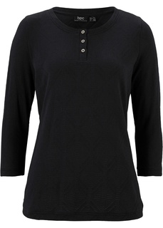 Футболка с ажурным узором Bonprix