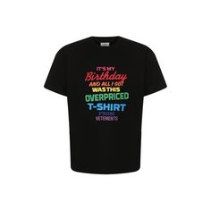 Хлопковая футболка Vetements