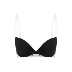 Бюстгальтер с логотипом бренда и контрастными бретельками Calvin Klein Underwear