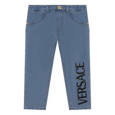 Хлопковые брюки Versace