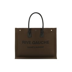 Текстильная сумка-тоут Rive Gauche Saint Laurent