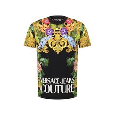 Хлопковая футболка Versace Jeans Couture