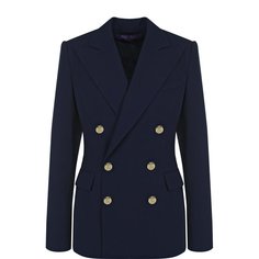 Двубортный жакет из шерсти Ralph Lauren