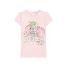 Хлопковая футболка Monnalisa