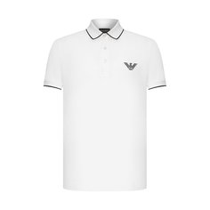 Хлопковое поло Emporio Armani