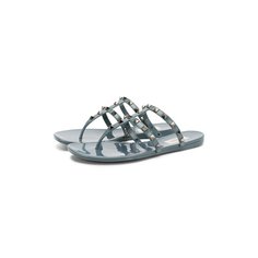 Резиновые шлепанцы Valentino Garavani Rockstud Valentino