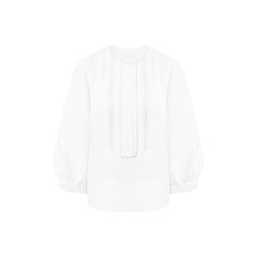Блузка из смеси льна и хлопка Chloé