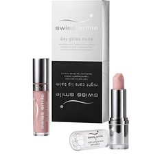 Набор: Блеск для губ Day + Бальзам для губ Night Swiss Smile