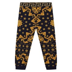 Хлопковые джоггеры Versace