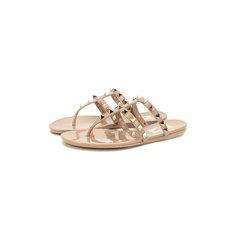 Резиновые шлепанцы Valentino Garavani Rockstud Valentino