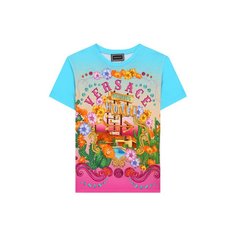 Хлопковая футболка Versace