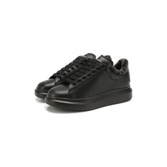 Кожаные кеды Alexander McQueen