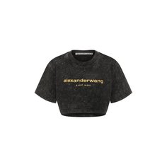 Хлопковая футболка Alexander Wang