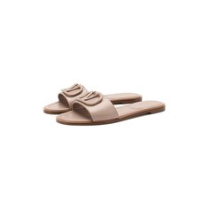 Кожаные шлепанцы Valentino Garavani VLOGO Valentino