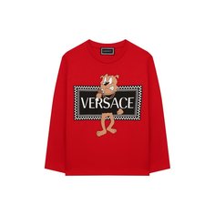 Хлопковый лонгслив Versace