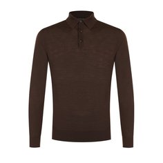 Шерстяное поло с длинными рукавами Ermenegildo Zegna