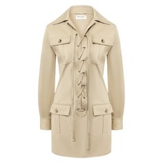 Хлопковое платье Saint Laurent