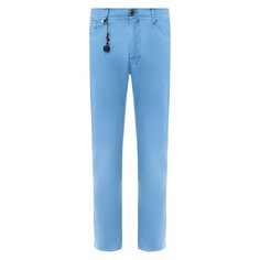 Брюки из смеси хлопка и шелка Marco Pescarolo