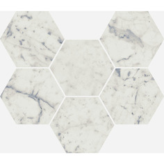 Мозаика Italon Шарм Экстра Каррара Гекагон 25x29 см