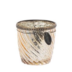 Подсвечник Riverdale swirl золотой 9см