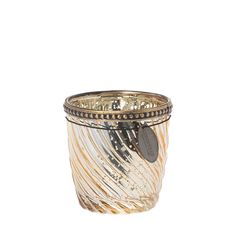 Подсвечник Riverdale swirl золотой 7см