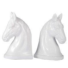 Фигурки Glasar Голова лошади 2шт. 13х17х26см ГЛАСАР
