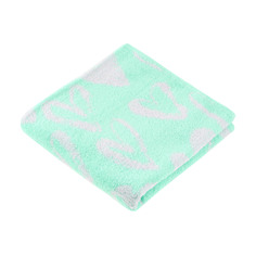 Полотенце махровое пестротканое Дм-люкс heart print 50х90