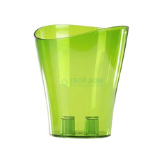 Горшок Scheurich для цветов 225 clear green 16см (52214)