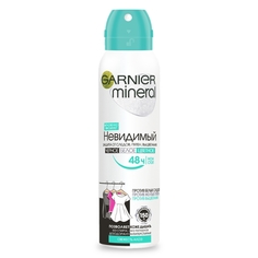 GARNIER Дезодорант-антиперспирант спрей "Mineral, Невидимый Свежесть Алоэ" с активными минералами, защита 48 часов, женский