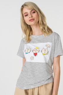 Футболка женская Trendy Angel TASS180008S разноцветная S