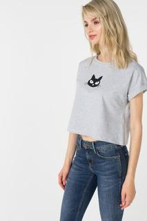 Футболка женская Trendy Angel TASS180006S серая M