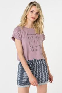 Футболка женская Trendy Angel TASS180005S бежевая M