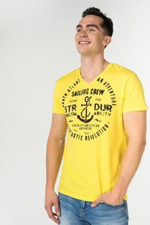 Футболка мужская LTB 84097 желтая XL