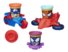 Набор для лепки из пластилина Play-Doh Транспортные средства героев Марвел